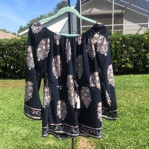 ROMPER that is off the shoulder size medium